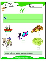 U Sesi Çalışma Sayfaları